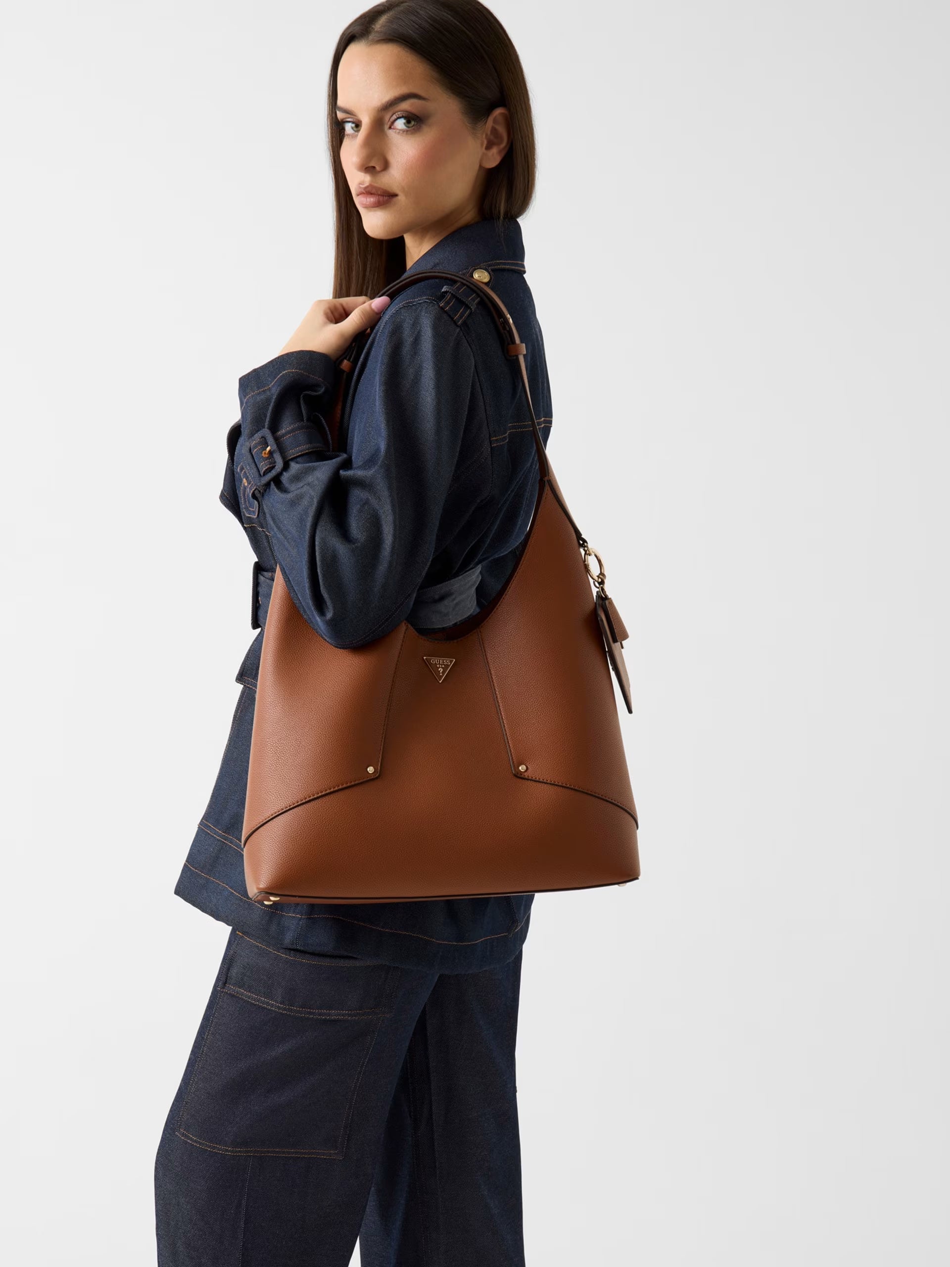 GUESS Darcy Bag in Cognac