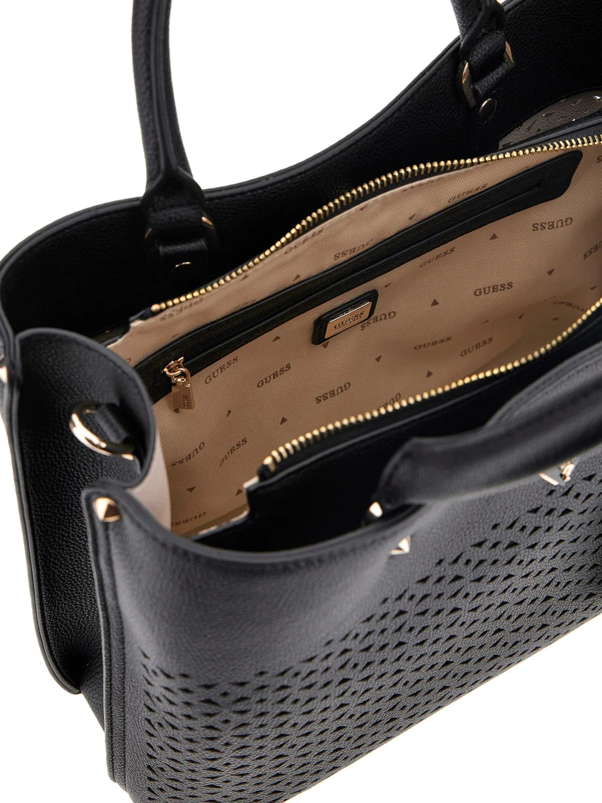 GUESS Meridian Studded Bag Black SHOOZZ