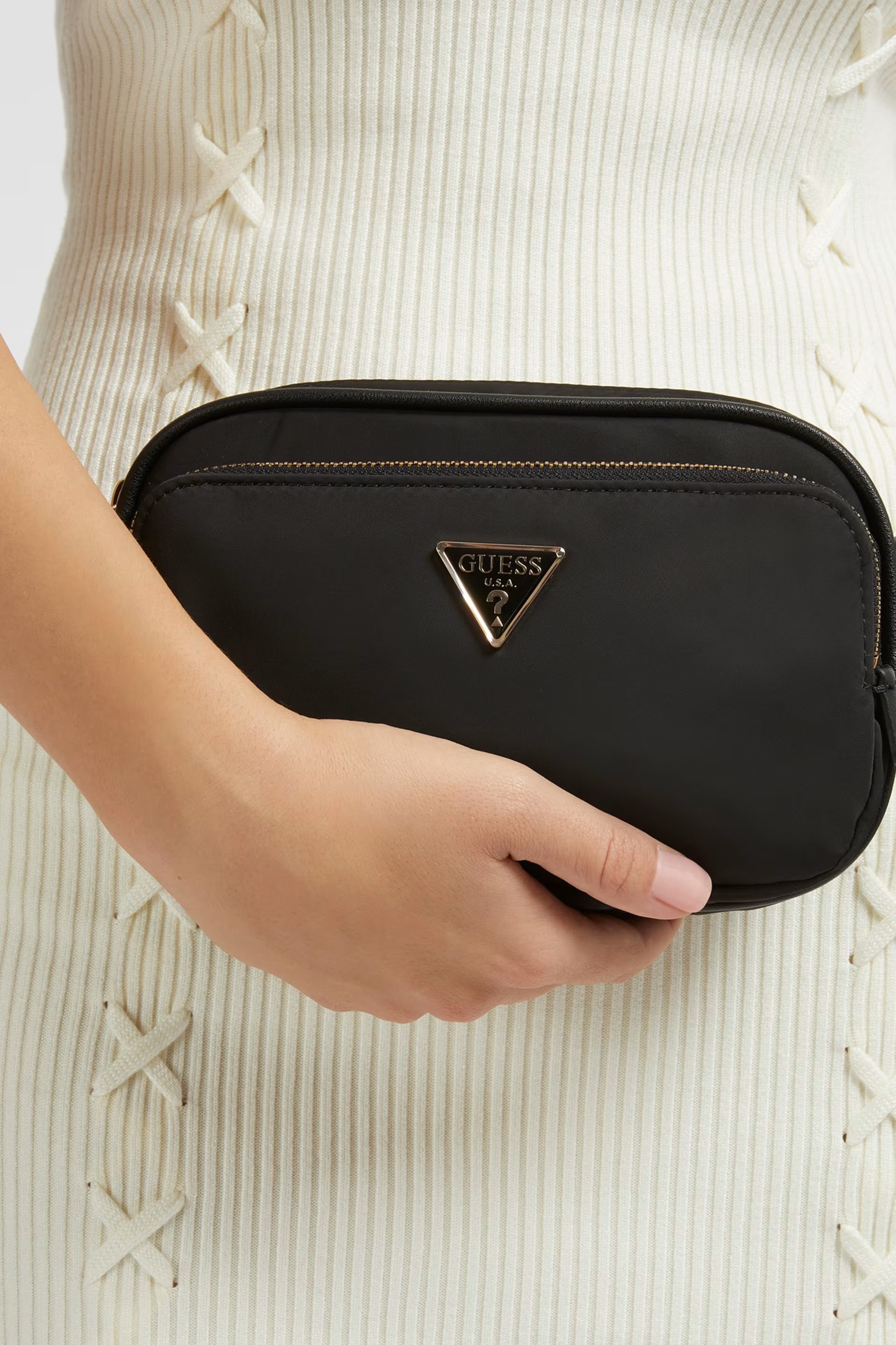 GUESS Gemma Crossbody Bag in Black