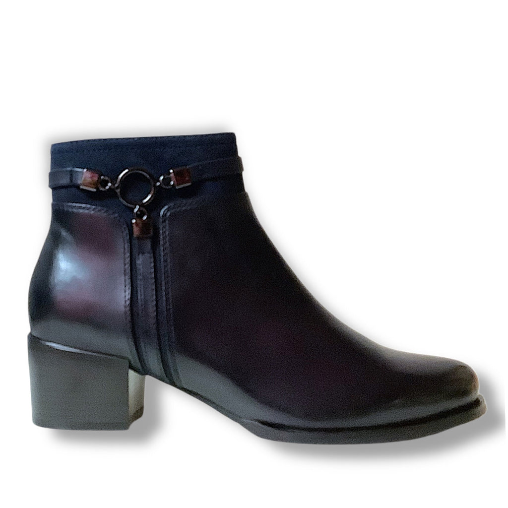 Regarde Le Ciel Jolene 29 Navy Ankle Boot