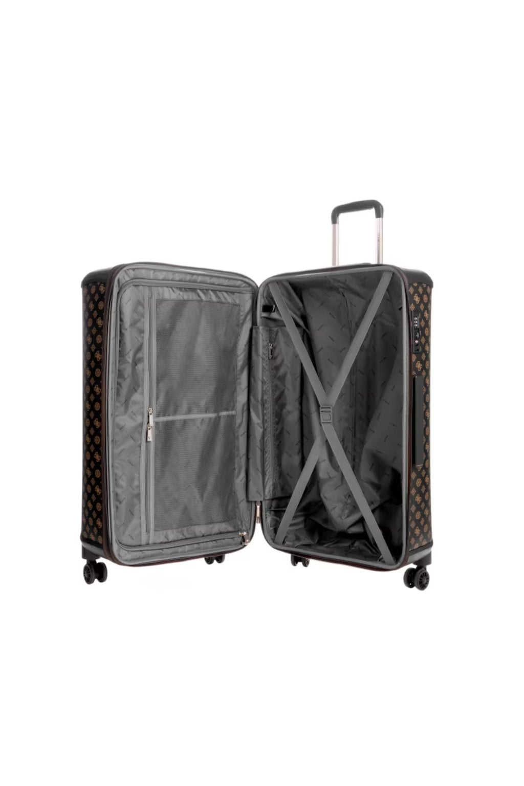 GUESS Wilder 8-Wheeler Case Brown