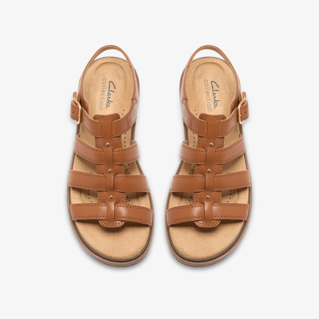 Clarks Gladiator Sandals Tan