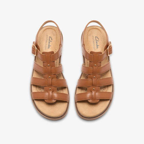 Clarks Gladiator Sandals Tan