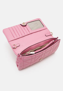 GUESS Assia Crossbody Flap Organiser Pink