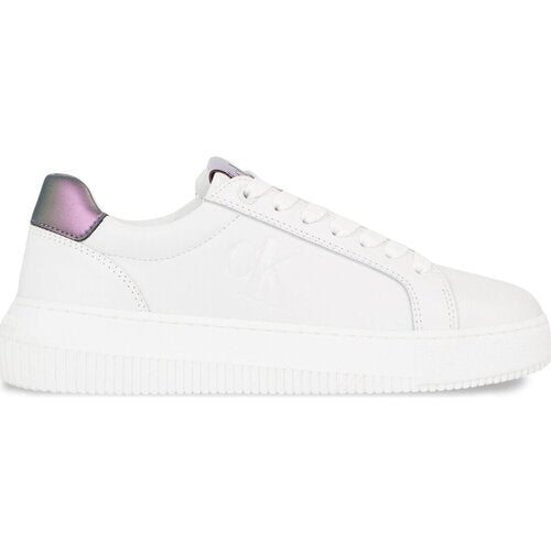 Calvin Klein Leather Trainers White