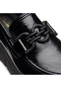 Clarks Loriini Izzy Shoe Black Patent