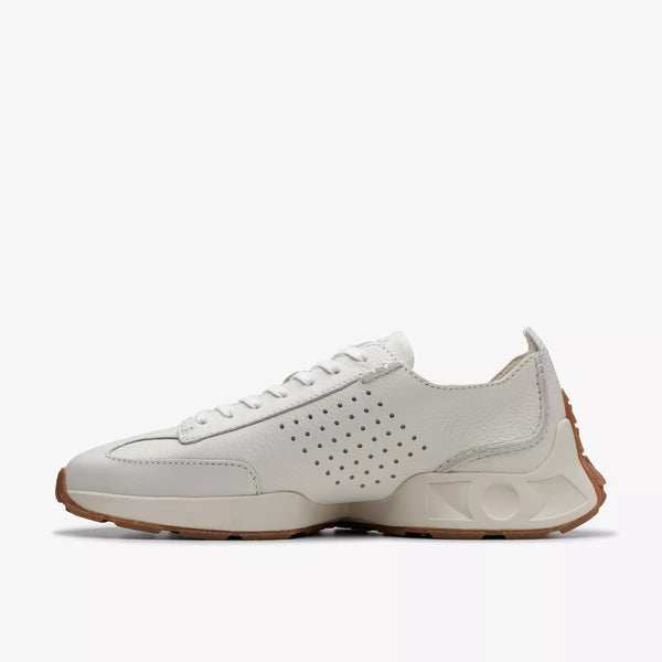 Clarks Craft Speed White Trainer