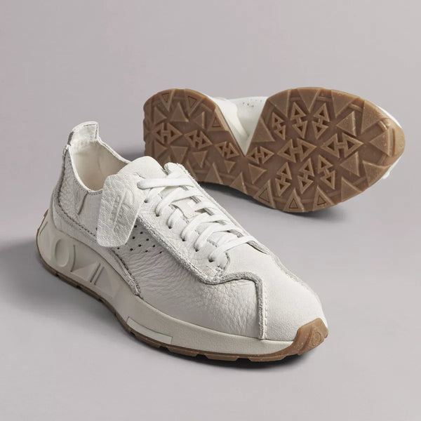 Clarks Craft Speed White Trainer