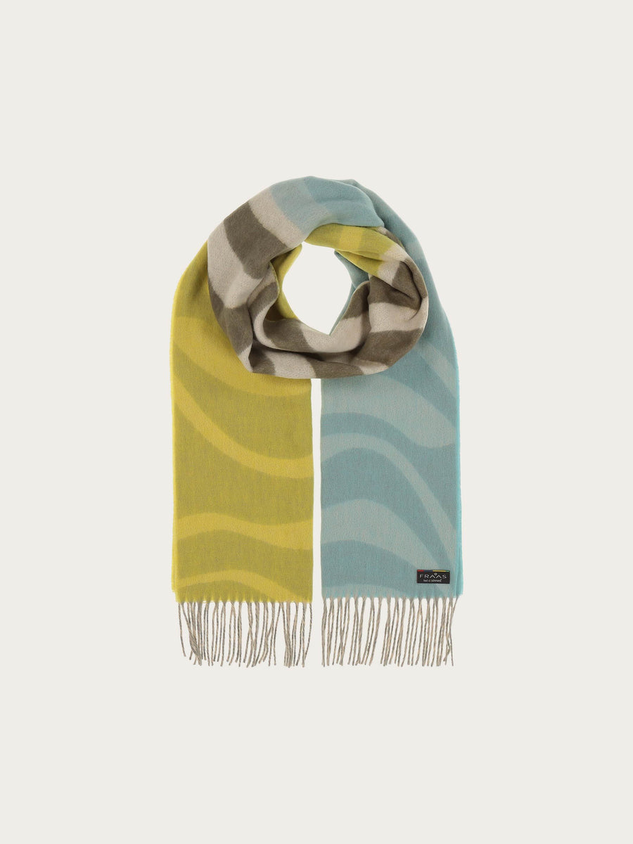 FRAAS Sustainability Edition Cashmink scarf with wave design