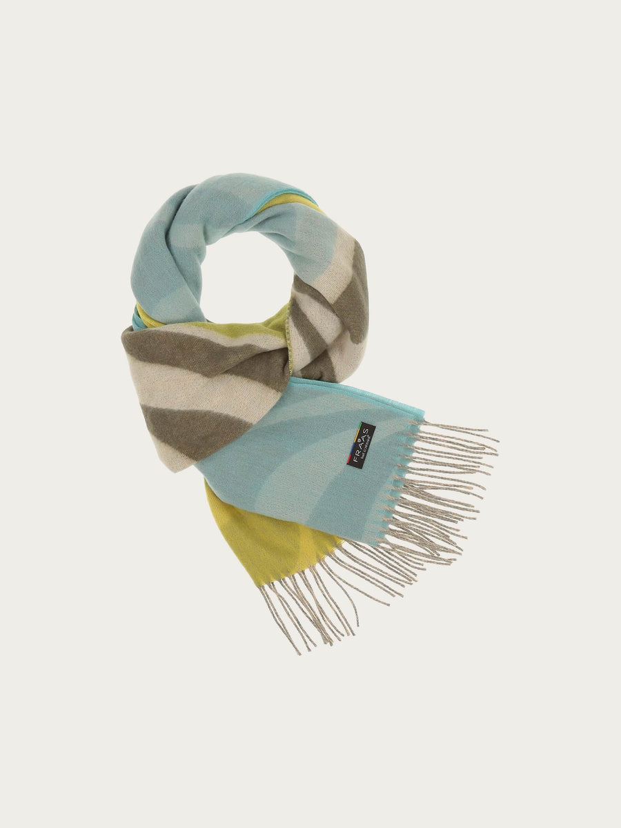 FRAAS Sustainability Edition Cashmink scarf with wave design