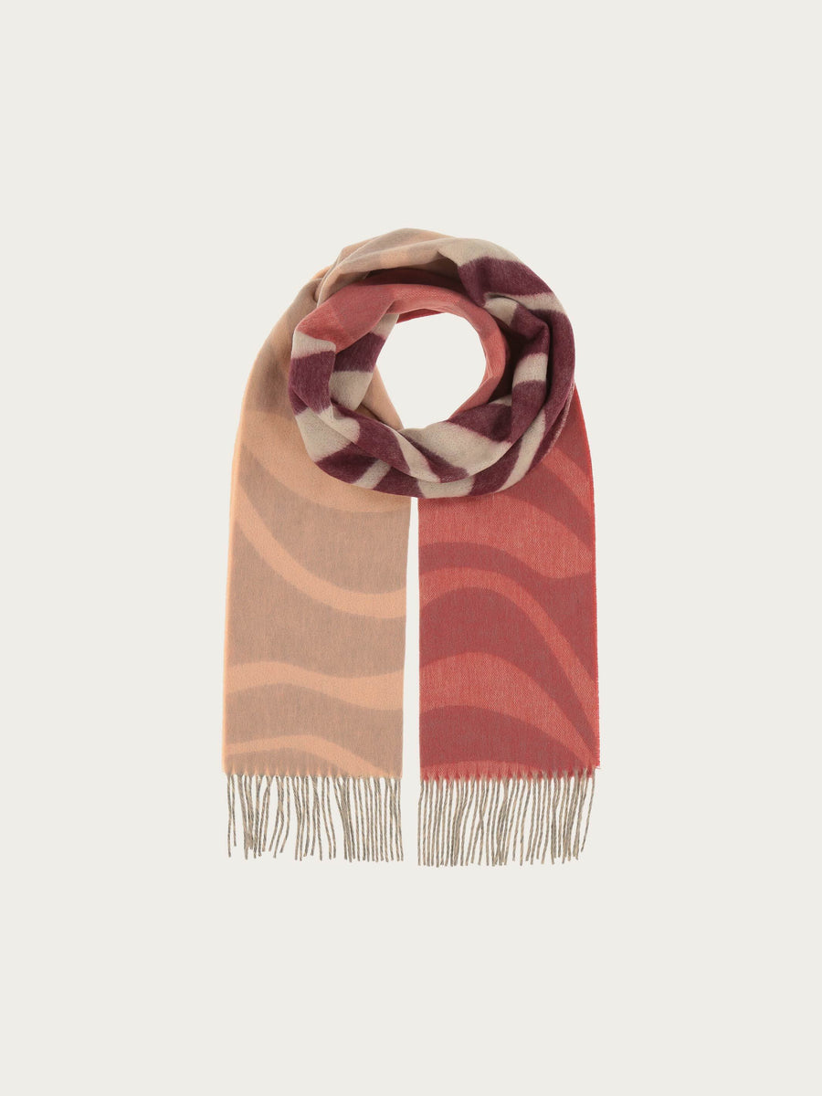 FRAAS Sustainability Edition - Cashmink scarf with wave designs