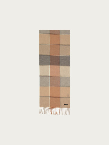 FRAAS Cashmink scarf with chequered boxes