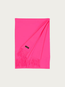 FRAAS Block Colour Cashmink scarf Pink