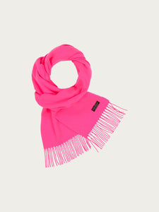 FRAAS Block Colour Cashmink scarf Pink