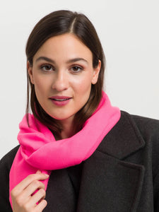 FRAAS Block Colour Cashmink scarf Pink