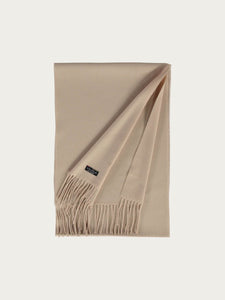 FRAAS Block Colour Cashmink Scarf Taupe