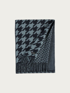 FRAAS Cashmink Houndstooth Navy/Blue