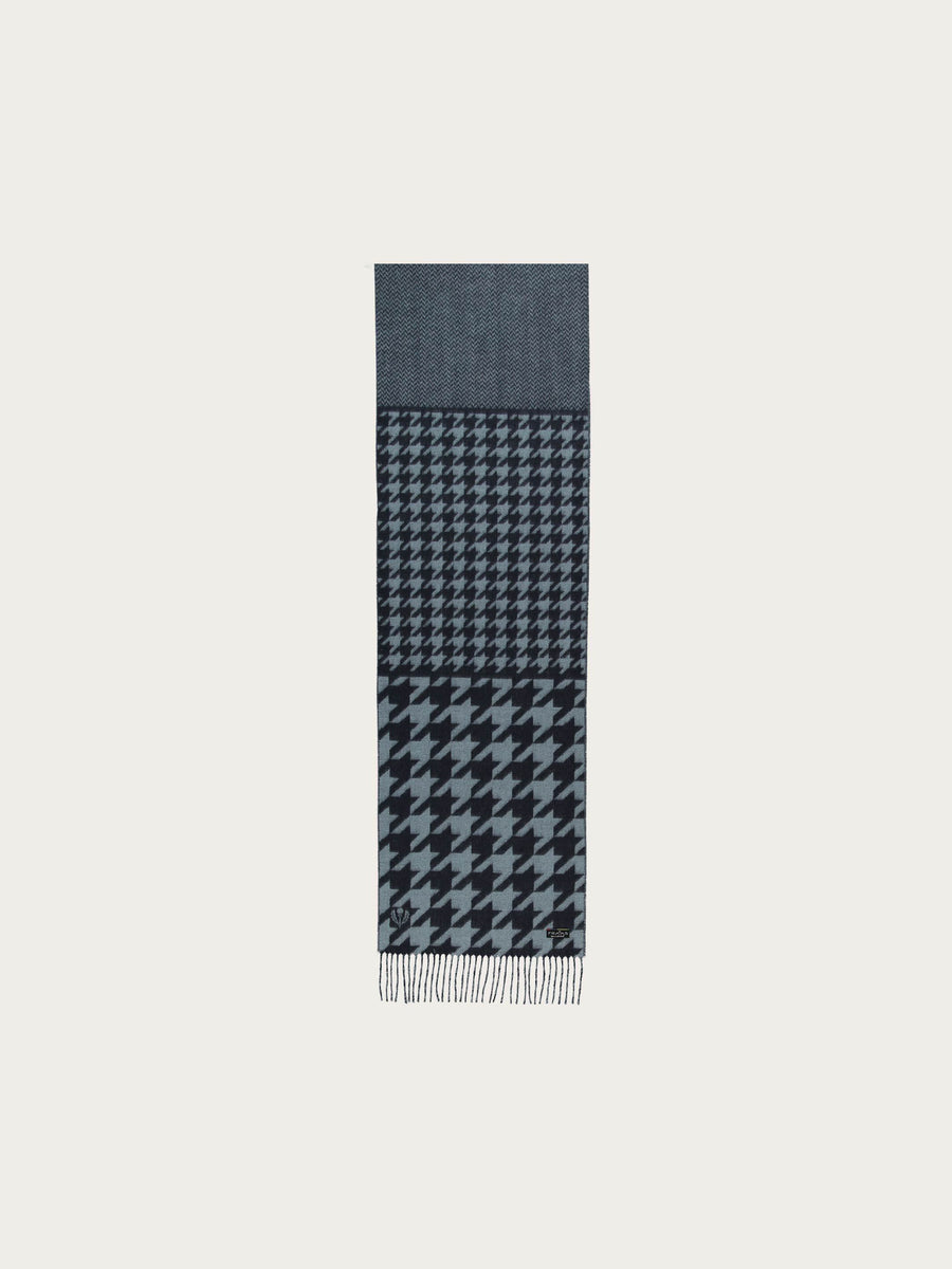 FRAAS Cashmink Houndstooth Navy/Blue