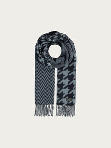 FRAAS Cashmink Houndstooth Navy/Blue