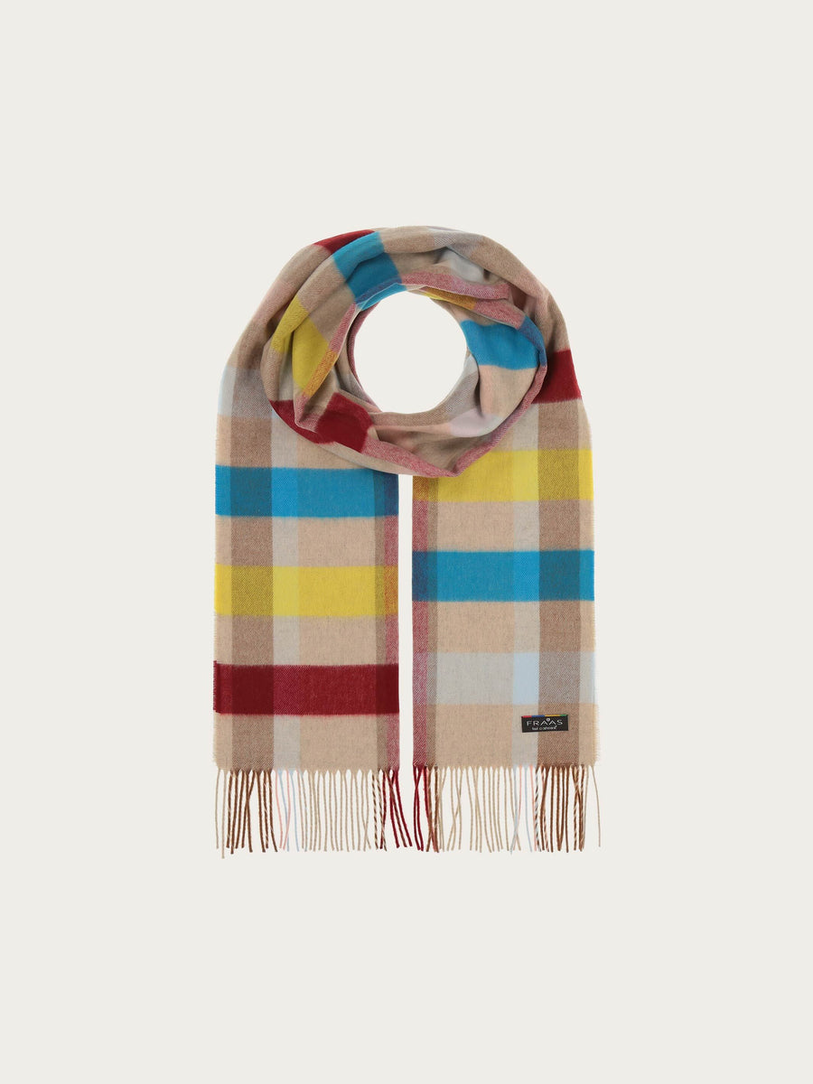 FRAAS Cashmink Scarf Chequered Design