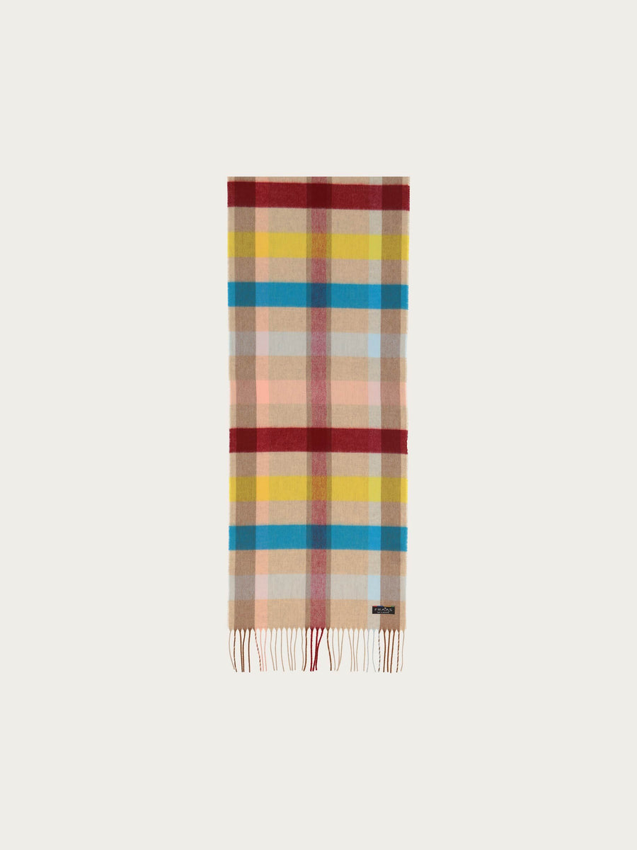 FRAAS Cashmink Scarf Chequered Design