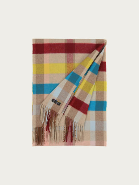 FRAAS Cashmink Scarf Chequered Design