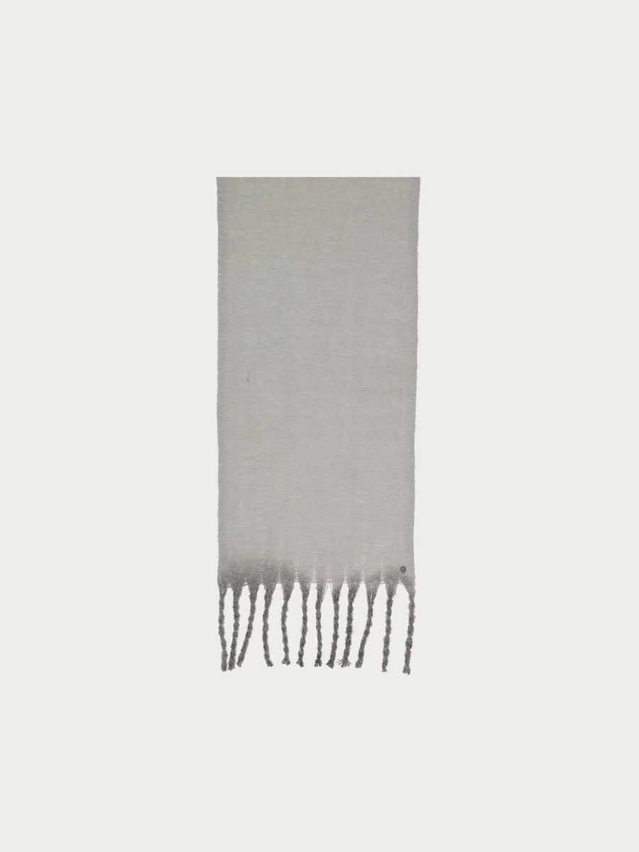 FRAAS Grey Scarf with Large Fringes