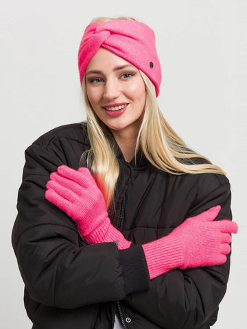 FRAAS Pink Knitted Gloves