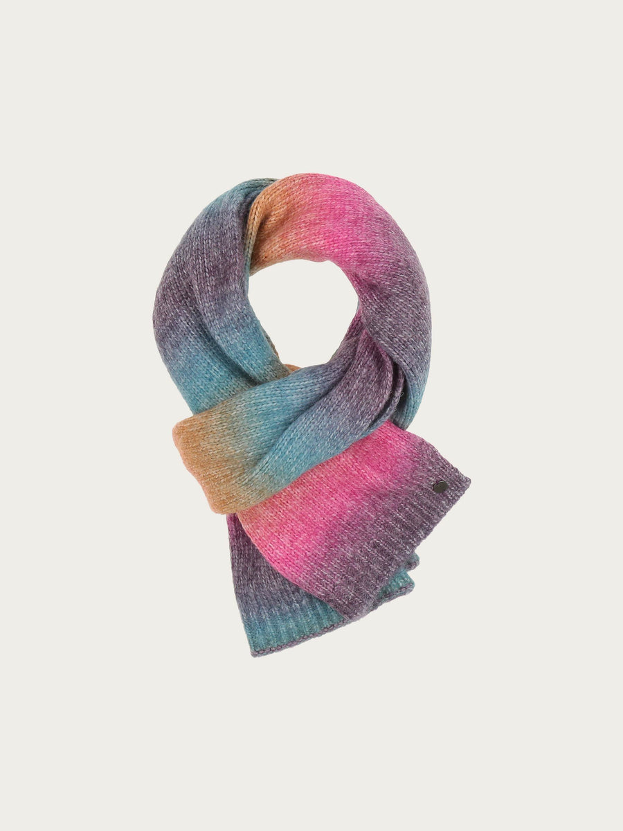 FRAAS Pink Knitted Scarf Colour Gradient