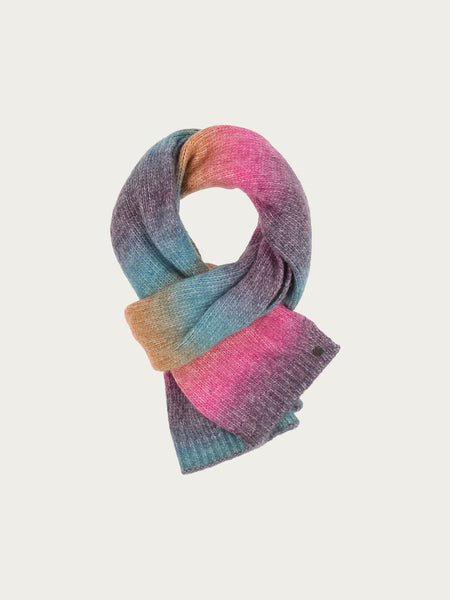 FRAAS Pink Knitted Scarf Colour Gradient