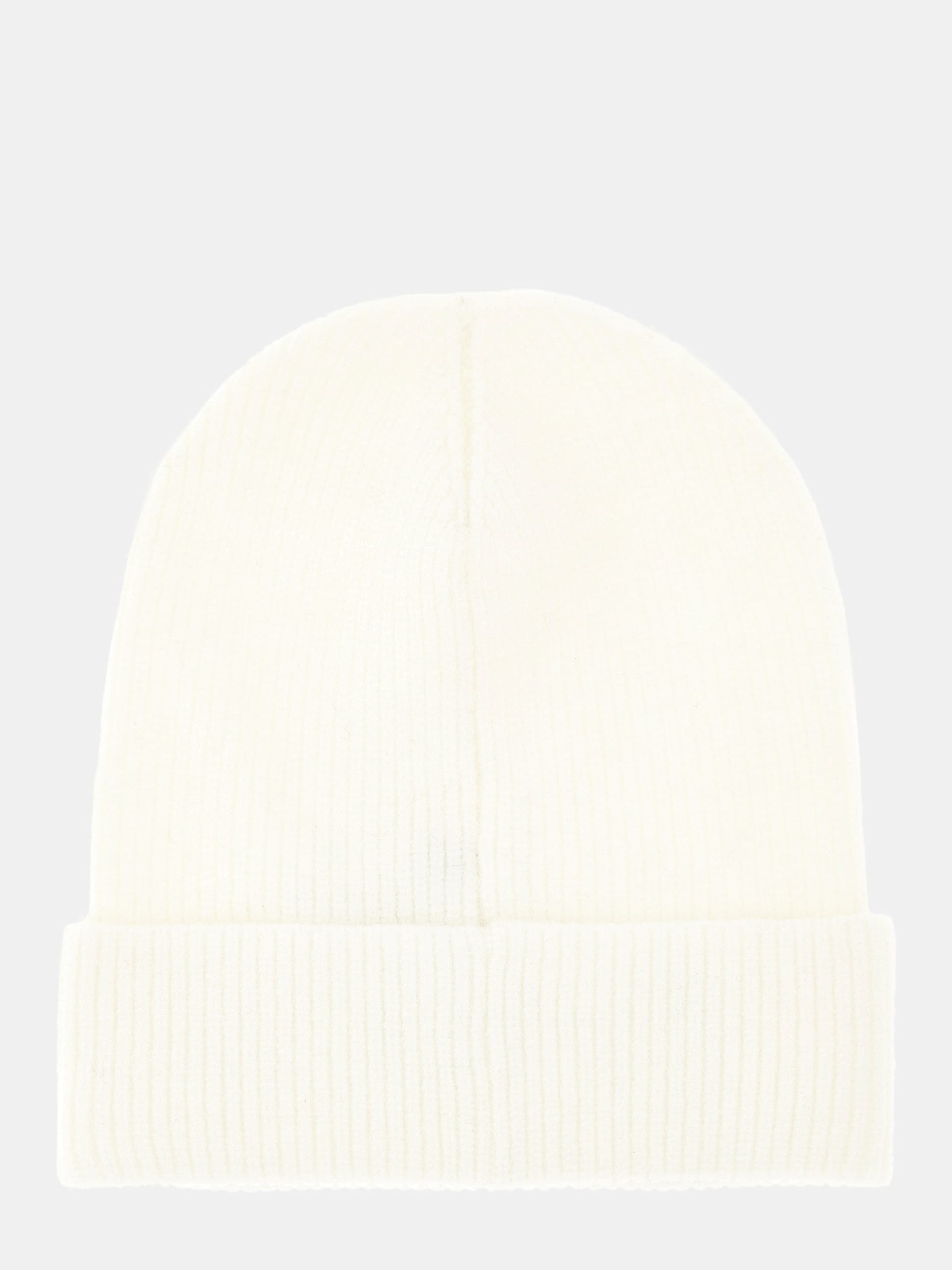 GUESS Peony Logo Beanie Off White