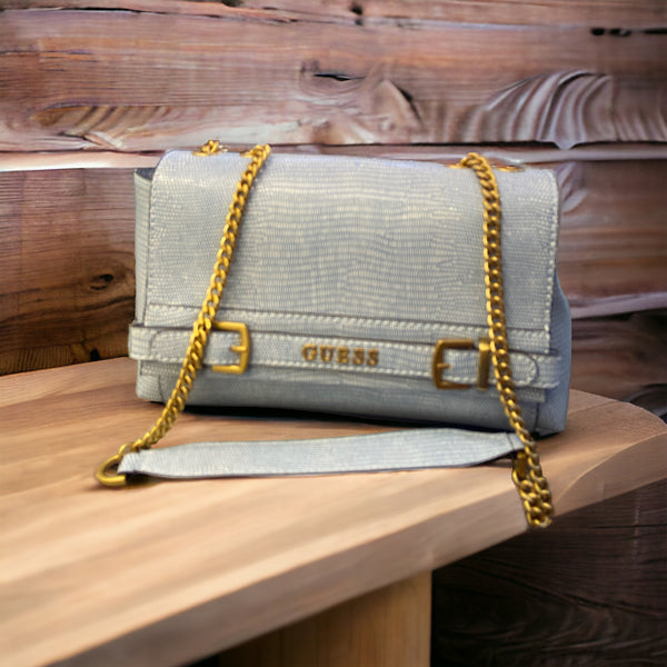 Guess blue crossbody bag sale