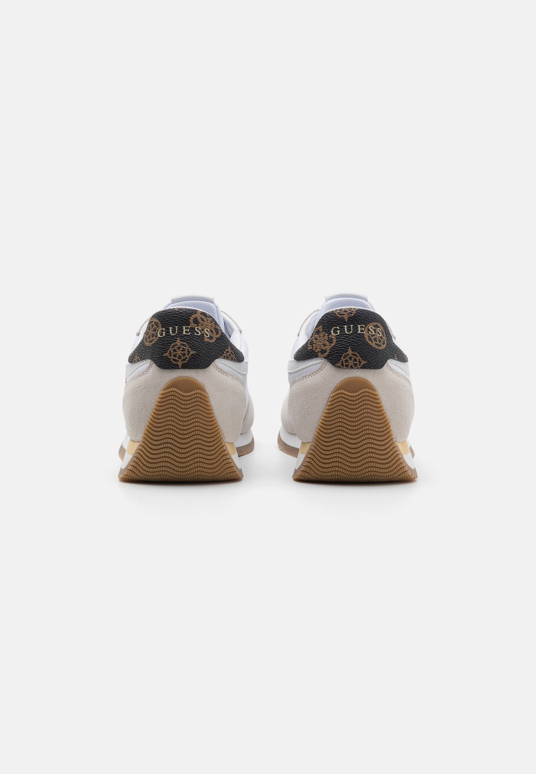 Guess Mixed Leather Sneaker Nude