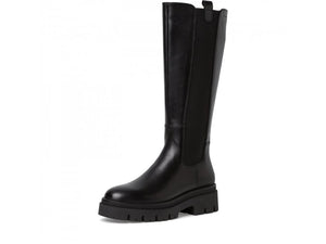 Tamaris Leather Boots Black