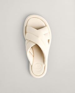 Gant Clareha Leather Sandal Cream