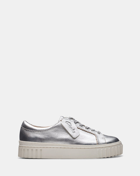 Clarks Mayhill Walk Silver Leather