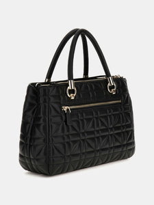 GUESS Assia High Society Satchel Black