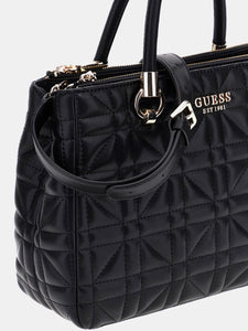 GUESS Assia High Society Satchel Black