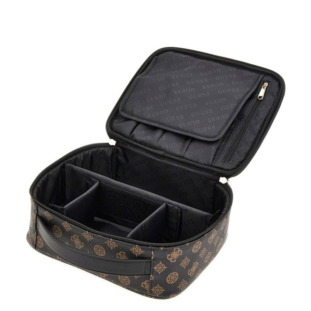 Guess Wilder Beauty Case Brown