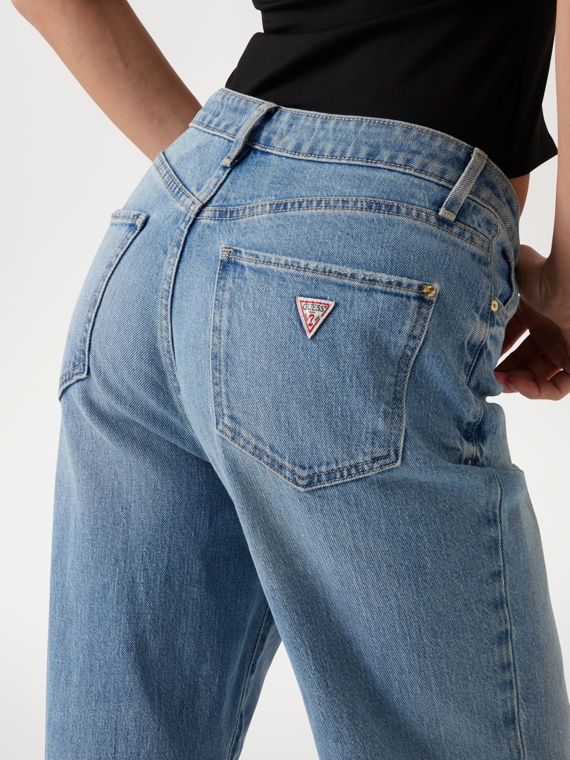 GUESS 90's High Rise Denim Jeans