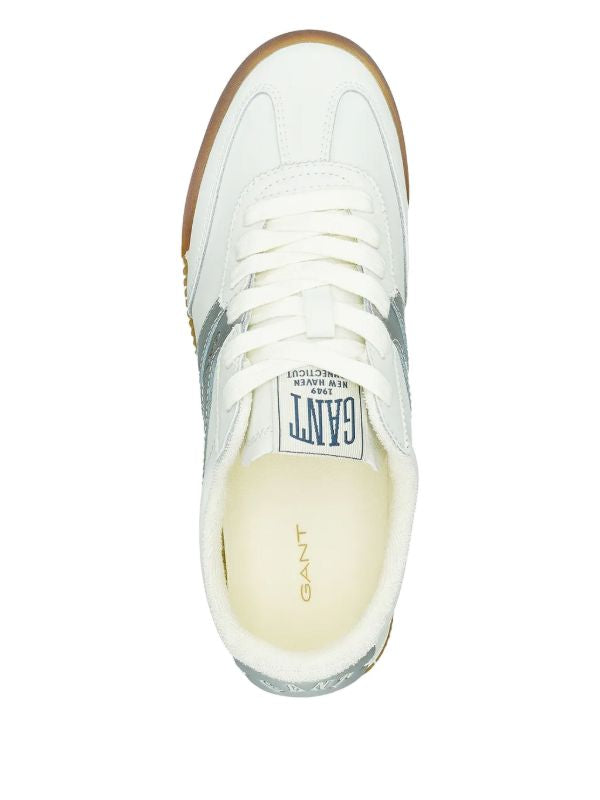GANT Beylana White/Silver Trainer