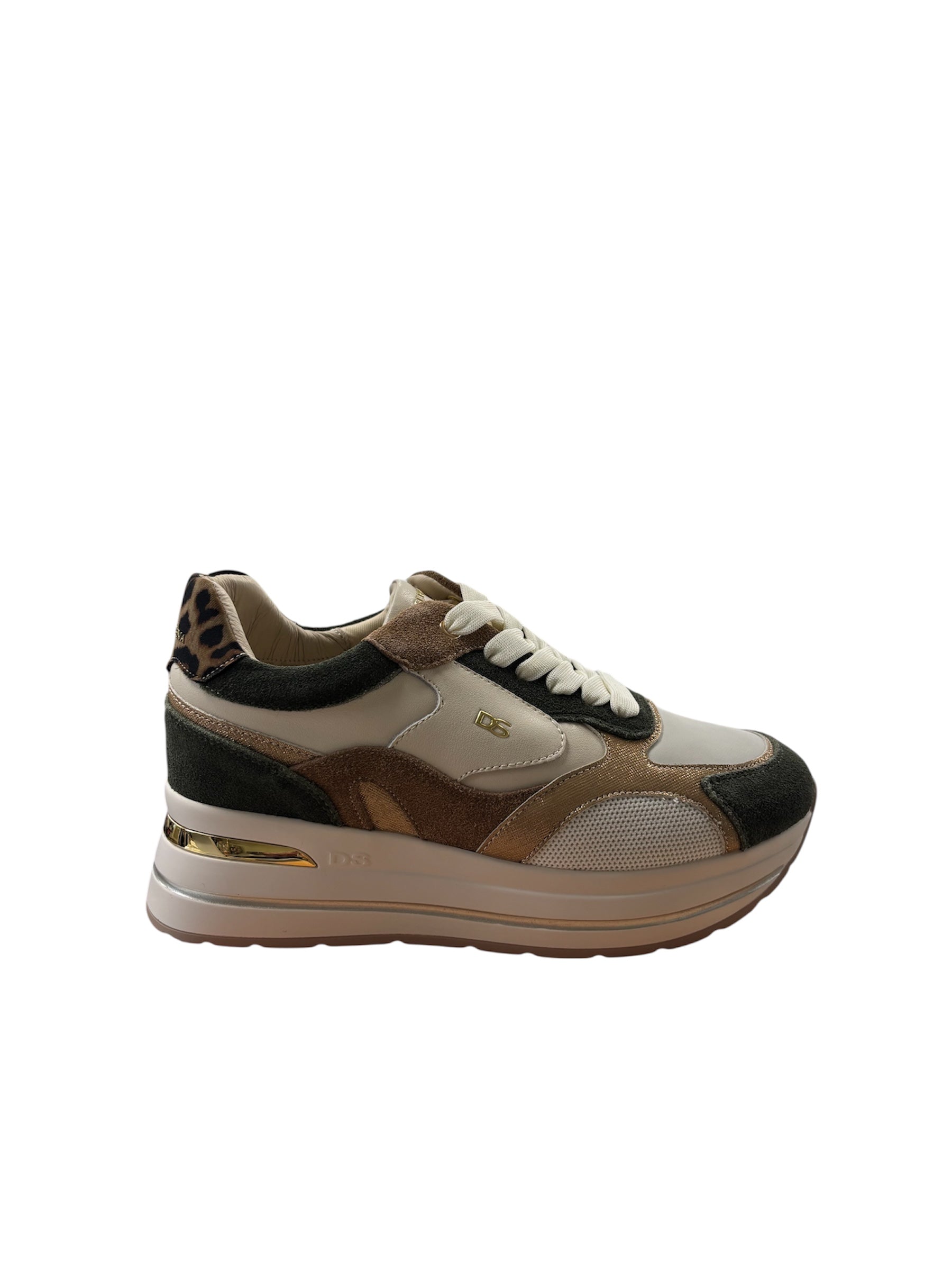DONNA SERENA Lace up platform walking shoe