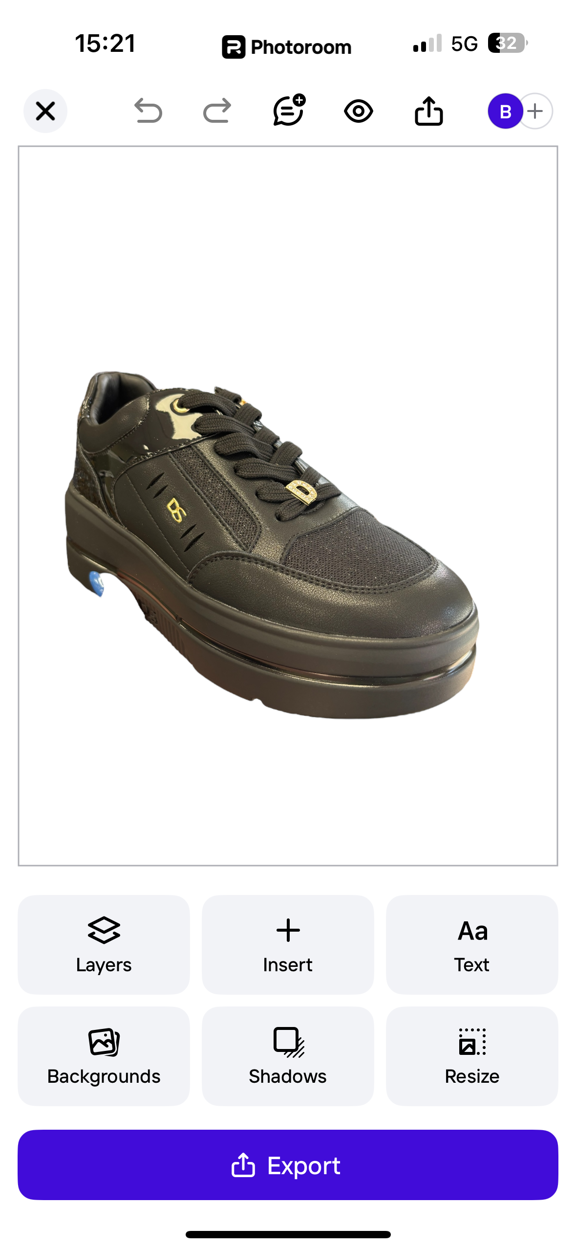 DONNA SERENA Lace up Walking Shoe Black