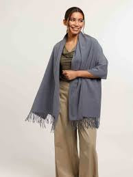 FRAAS Cashmink Scarf in Blue Sparkle