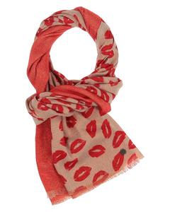 FRAAS Polyester Scarf in French Red