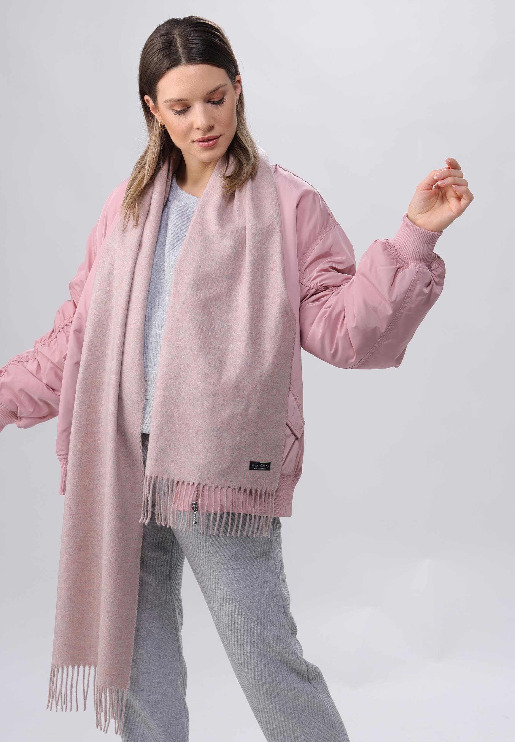 FRAAS Cashmink Scarf in Rose