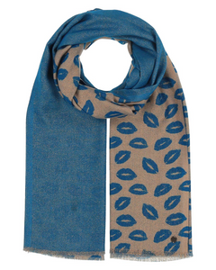 FRAAS Polyester Scarf in True Blue