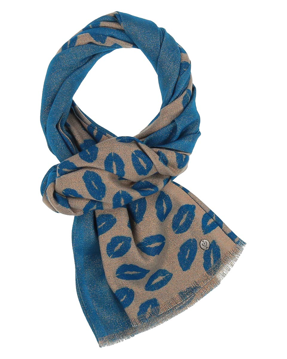 FRAAS Polyester Scarf in True Blue