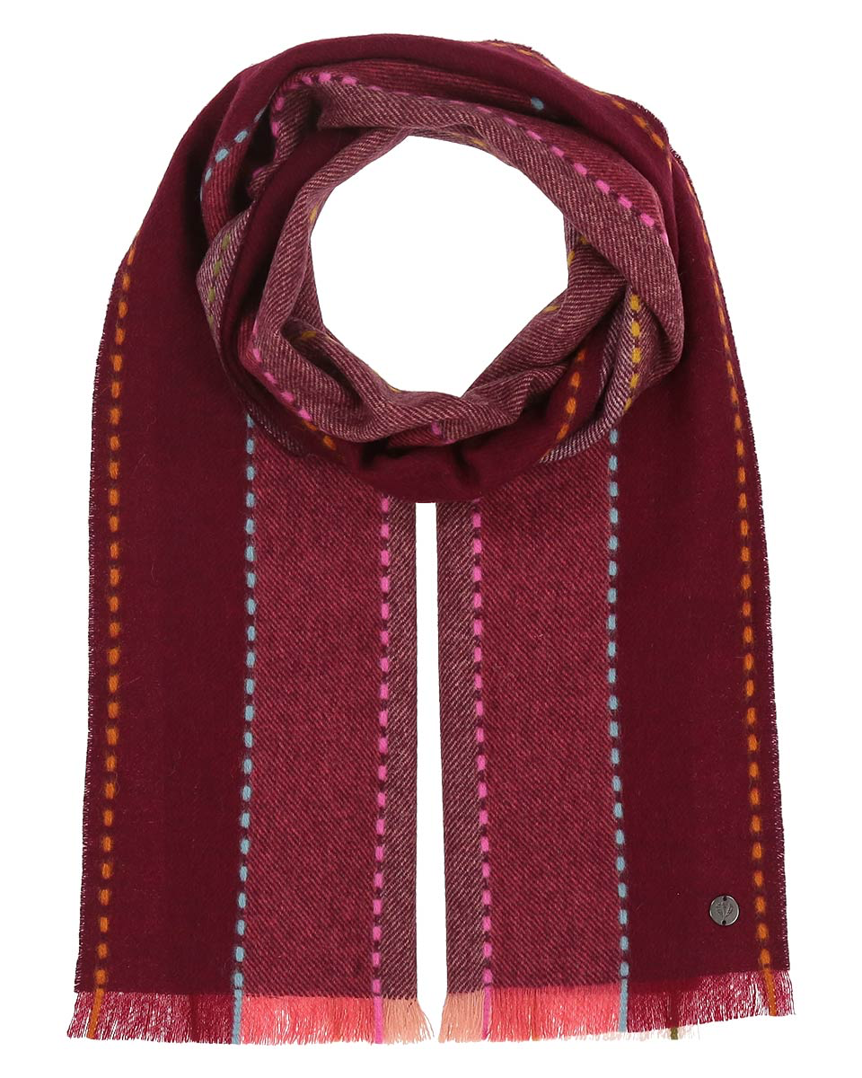 FRAAS Wool Scarf in Red