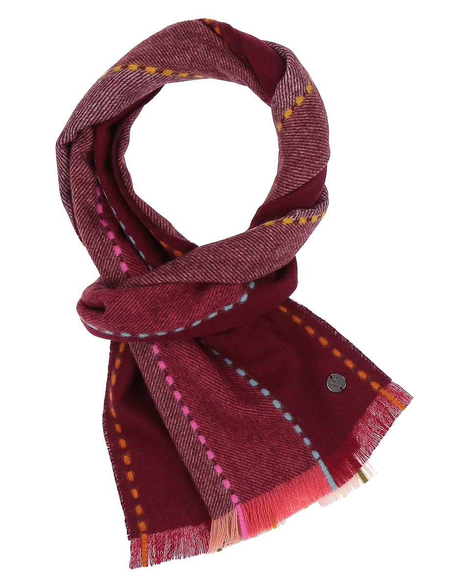 FRAAS Wool Scarf in Red